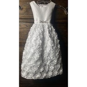 White Flower girl dress